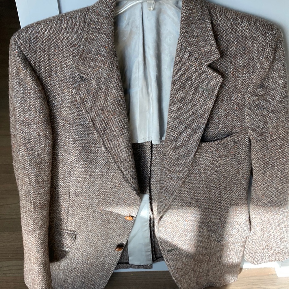 Harris tweed Lands End  sport coat blazer
